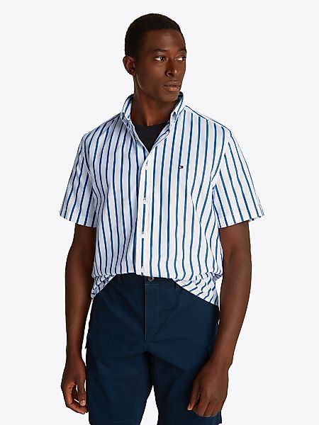 Tommy Hilfiger Kurzarmhemd "FLEX POPLIN STP SHIRT S/S" günstig online kaufen