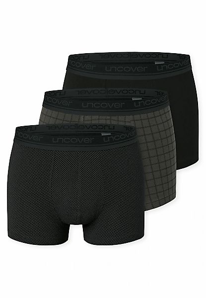 uncover by SCHIESSER Boxer "Uncover Cotton" 2er Pack, ohne Eingriff, elasti günstig online kaufen