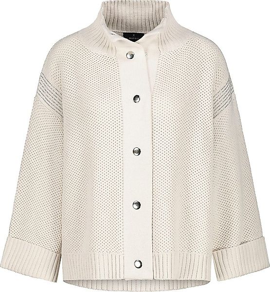Monari Wolljacke Strickjacke Mit dekorativem Wabenmuster günstig online kaufen