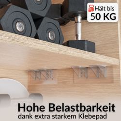DEKAZIA Wandregalhalter ohne Bohren, Regalbodenhalter selbstklebend, günstig online kaufen