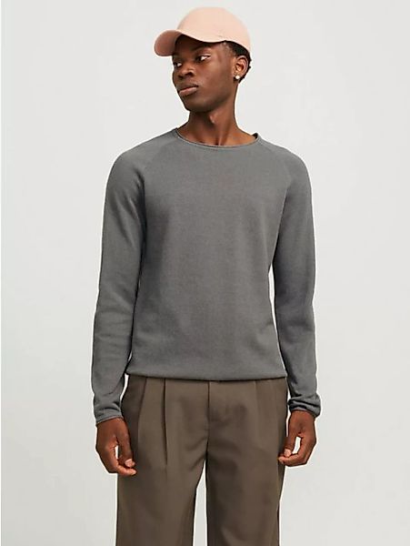 Jack & Jones Rundhalspullover JJEHILL KNIT CREW NECK NOOS aus Strukturstric günstig online kaufen