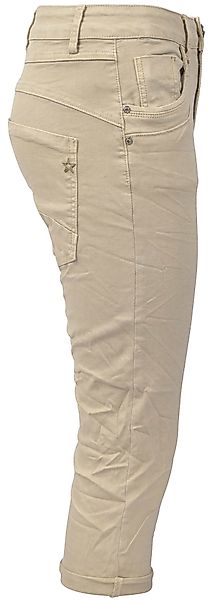 Jewelly Regular-fit-Jeans Capri Jeans im Crash-Look, günstig online kaufen