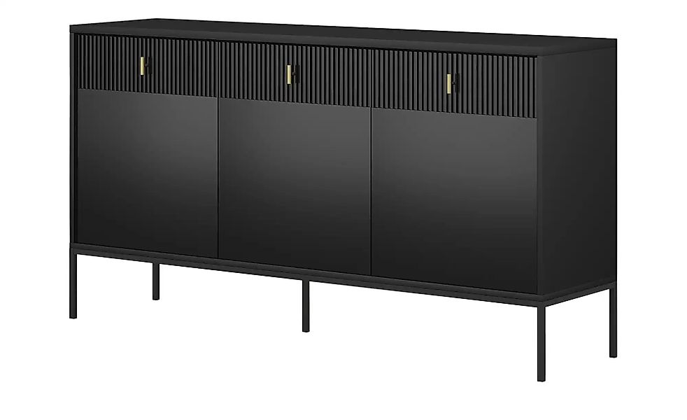 Sideboard  Maglione ¦ schwarz ¦ Maße (cm): B: 154 H: 83 T: 39.0 Kommoden & günstig online kaufen