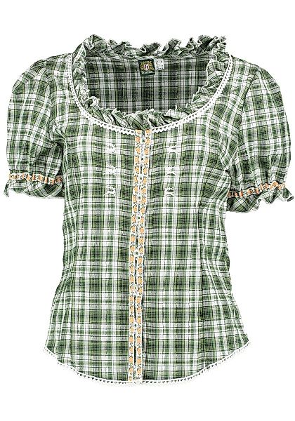 OS Trachten Trachtenbluse Playap Damen Kurzarmbluse günstig online kaufen