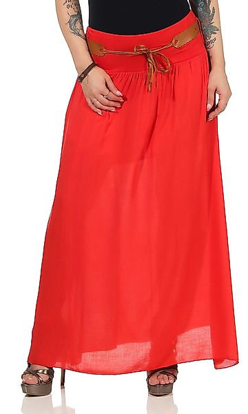 CLEO STYLE Maxirock Damen Rock 102 günstig online kaufen