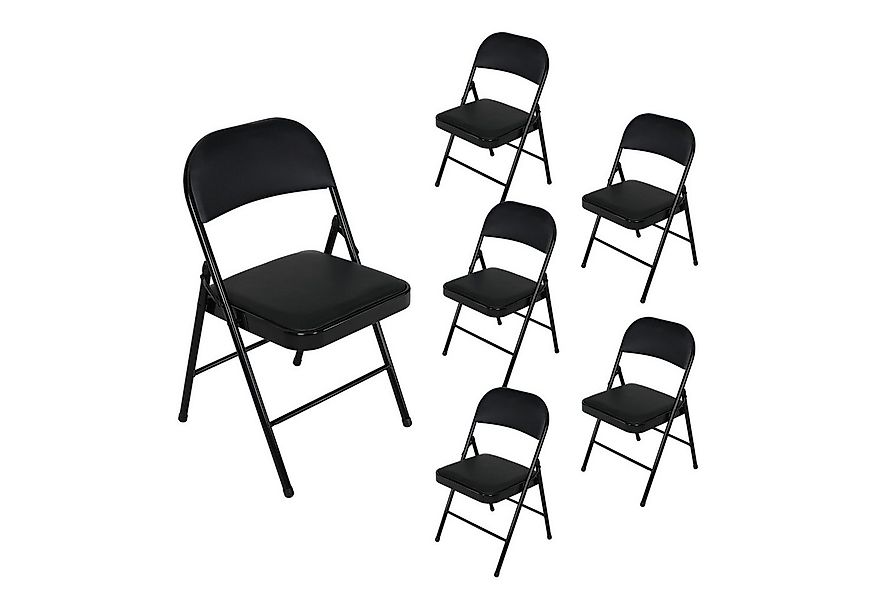 HTI-Living Klappstuhl Klappstühle 6er Set Wedigo Schwarz (Set, 6 St), Küche günstig online kaufen