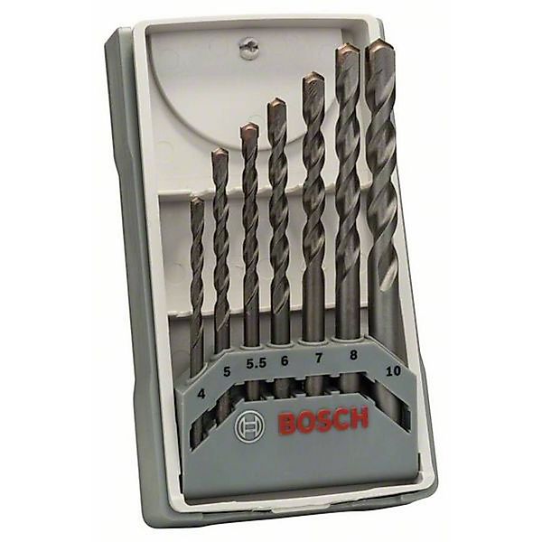 BOSCH Spiralbohrer Betonbohrer Set, Silver Percussion, günstig online kaufen
