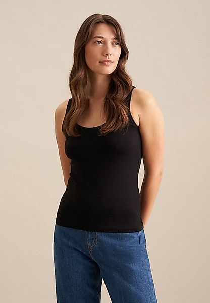 seidensticker Tanktop Ohne Arm Rundhals Uni günstig online kaufen