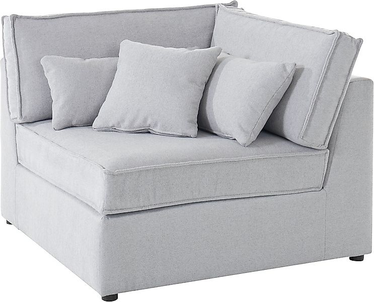 RAUM.ID Sofa-Eckelement "Florid", Teil eines Modulsofas, fester Sitzkomfort günstig online kaufen