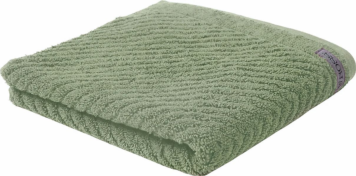 ROSS Duschtuch "Smart" Uni-Rippe mit Velourslabel günstig online kaufen