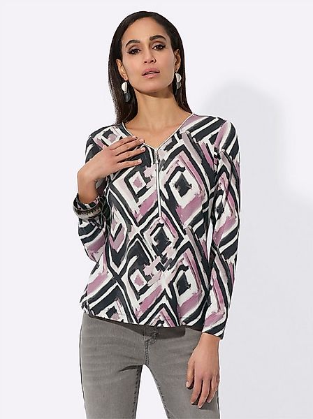 creation L T-Shirt Modal-Shirt Langarm günstig online kaufen