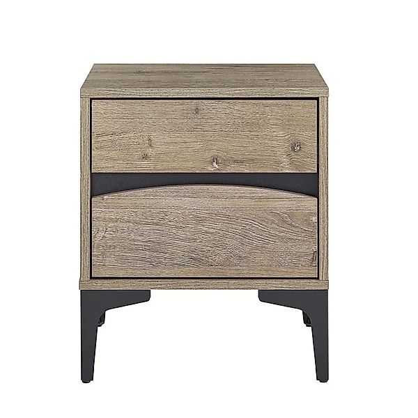 SoBuy Nachttisch Nachtkommode mit 2 Schubladen Beistelltisch 40×47×40cm FBT günstig online kaufen