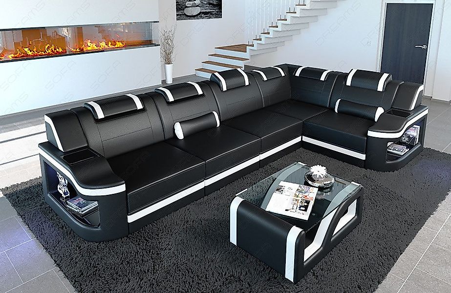 Sofa Dreams Ecksofa Ledersofa Padua L günstig online kaufen