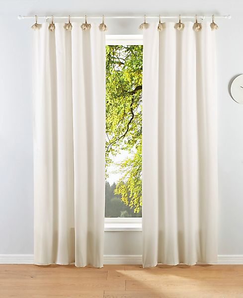 LeGer Home by Lena Gercke Gardine "Leger" Schlaufen 1 Stk. tlg. blickdicht, günstig online kaufen