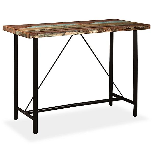vidaXL Esstisch Bartisch Altholz Massiv 150x70x107 günstig online kaufen
