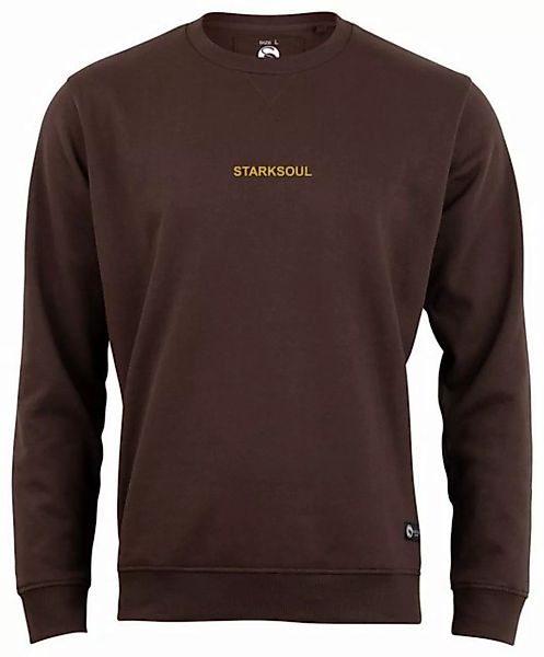 Stark Soul® Sweatshirt Sweatshirt EMBOSSED Rundhals-Sweater – Pullover, Inn günstig online kaufen