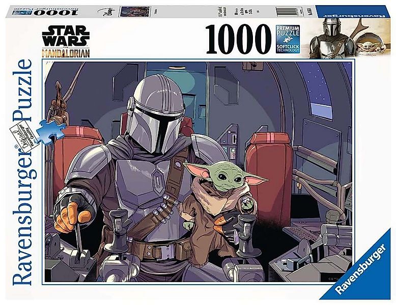 Ravensburger Puzzle Ravensburger 16565 - The Mandalorian - % 1000 T. Puzzle günstig online kaufen