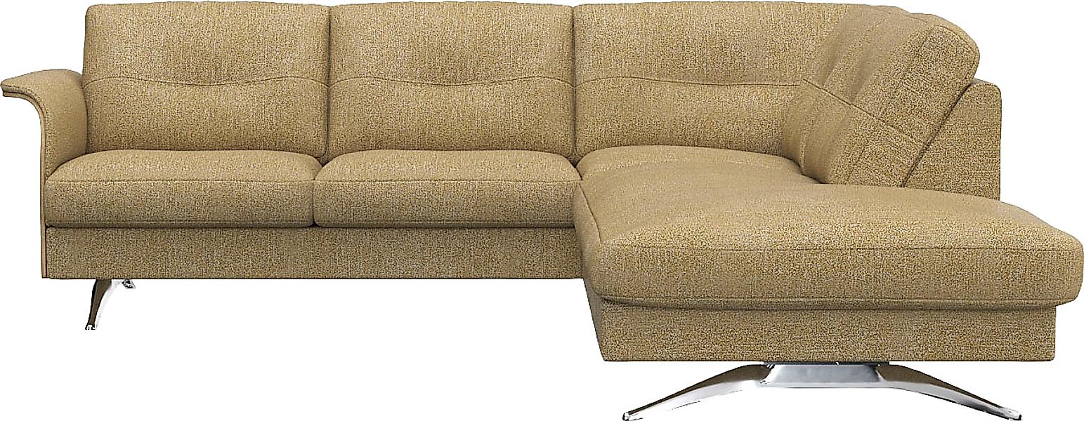 FLEXLUX Ecksofa »Glow, super bequem durch hochwertigem Sitzaufbau mit Feder günstig online kaufen