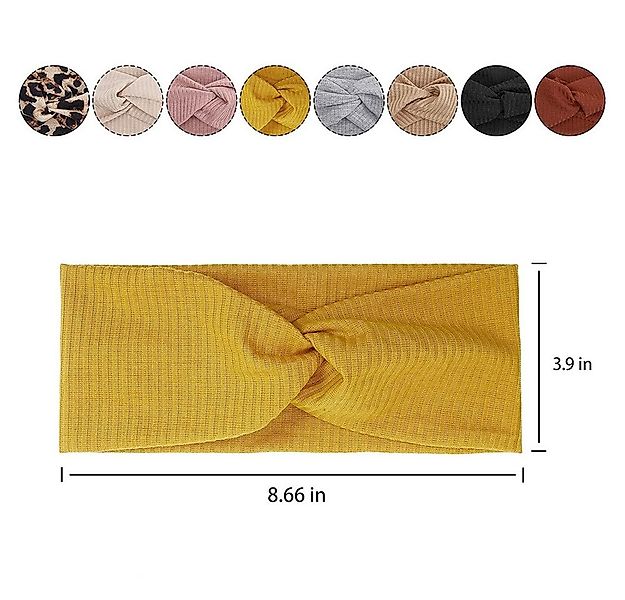 Coonoor Haargummi 6 Stück Boho Stirnbänder, Rutschfest Stirnband,Damen Haar günstig online kaufen