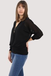 malito more than fashion Chiffonbluse 6297 günstig online kaufen