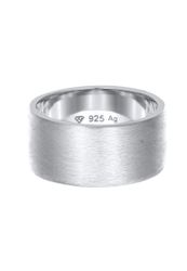 Elli Fingerring Bandring Breit Matt Gebürstet günstig online kaufen
