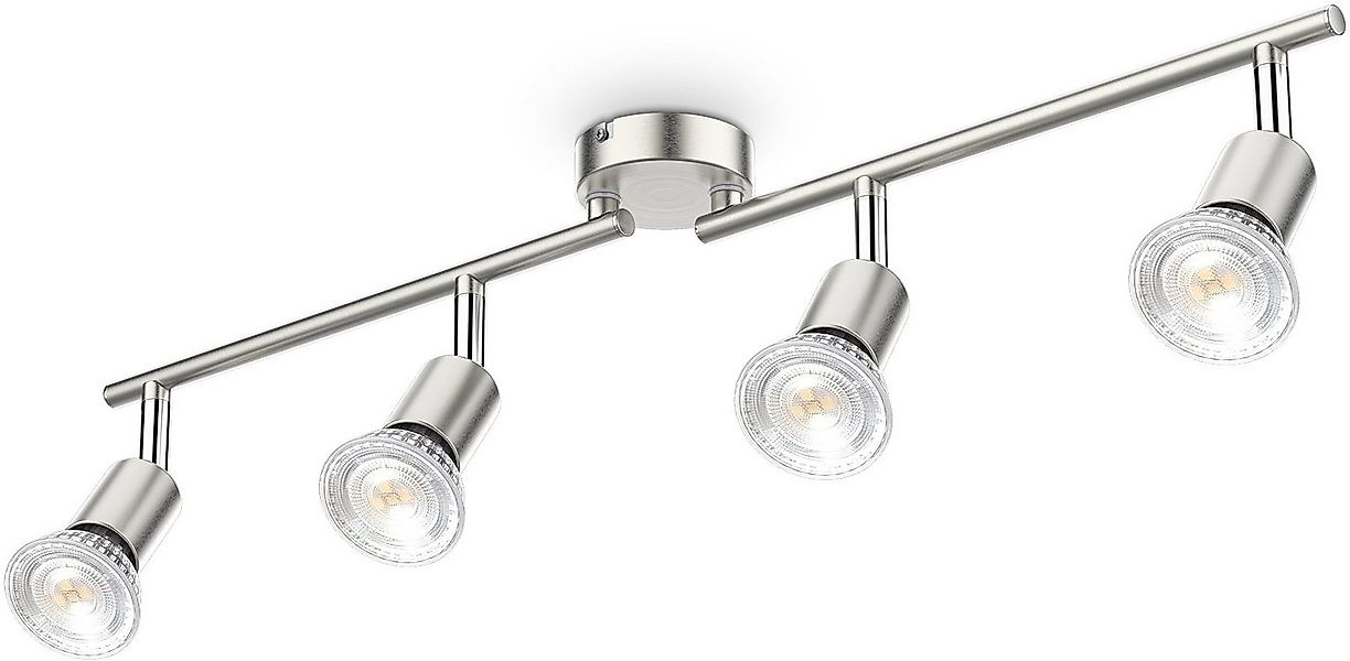 B.K.Licht Deckenleuchte, LED wechselbar, 4-flammig, LED Deckenlampe, dreh- günstig online kaufen