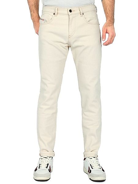 Diesel Slim-fit-Jeans Cremeweiß mit Knitter-Look - 2019 D-Strukt 09B94 - Lä günstig online kaufen