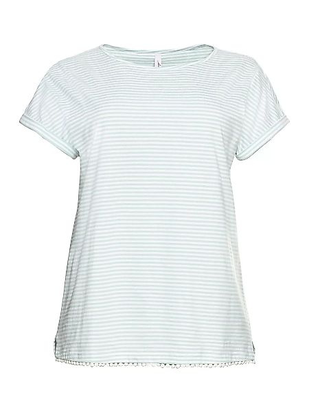 Sheego Oversize-Shirt "Große Größen", mit garngefärbten Ringeln und Dekokan günstig online kaufen
