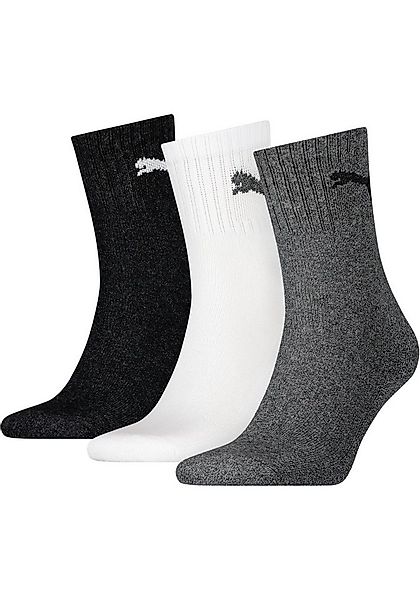 PUMA Sportsocken short crew (3-Paar) gepolsterte Frottee-Sohle, atmungsakti günstig online kaufen