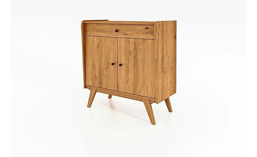 Highboard  Hugo ¦ holzfarben ¦ Maße (cm): B: 100 H: 105 Kommoden & Sideboar günstig online kaufen