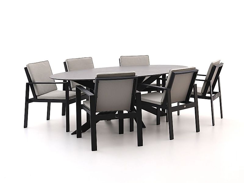 Bellagio Vezzano/Furato ellips 240 cm Gartenmöbel-Set 7-teilig günstig online kaufen