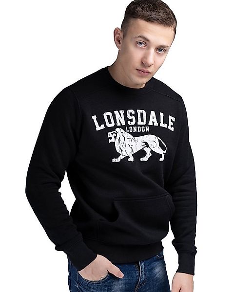 Lonsdale Sweatshirt Lonsdale Rundhals Slimfit Sweatshirt Kersbrook Kängurut günstig online kaufen