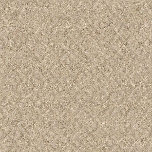 PROFHOME 395051-GU Grafik Tapete Geometrisch schimmernd Beige Gold 0,53 m x günstig online kaufen