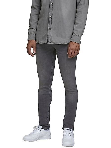 Jack & Jones Herren Jeans JJILIAM JJORIGINAL AM 010 LID - Skinny Fit - Grau günstig online kaufen