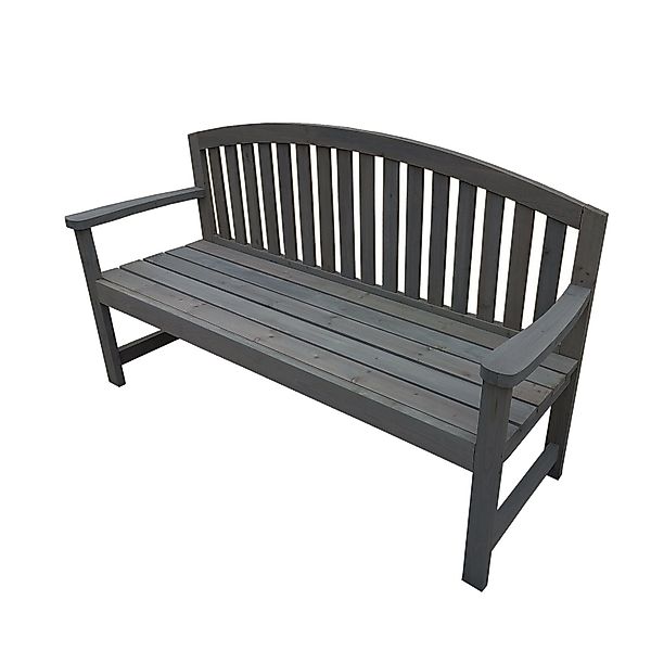 HTI-Living Gartenbank Gartenbank Anthrazit Heidi (Stück, günstig online kaufen