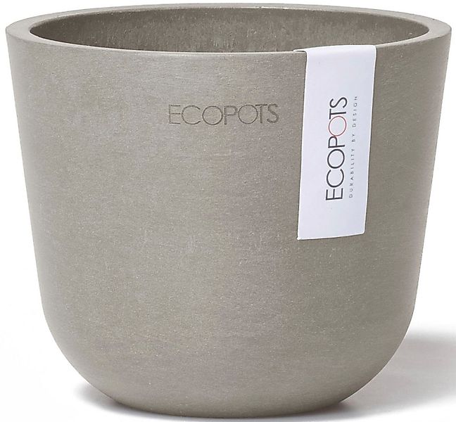 ECOPOTS Blumentopf Oslo Mini 11,5 Taupe, für den Innenbereich günstig online kaufen