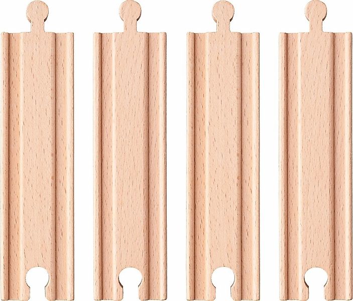 Woodyland Spielzeugeisenbahn-Schiene 3x90576 Zubehör 12 gerade Schienen für günstig online kaufen