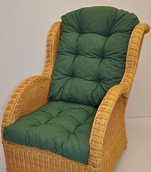 Rattani Sesselauflage Polster Kissen für Rattan Ohrensessel Rattansessel, C günstig online kaufen