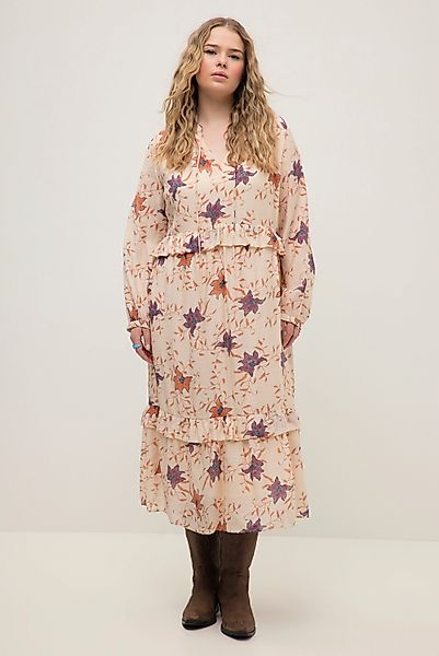 Studio Untold Midikleid Maxikleid A-Line Blumen günstig online kaufen