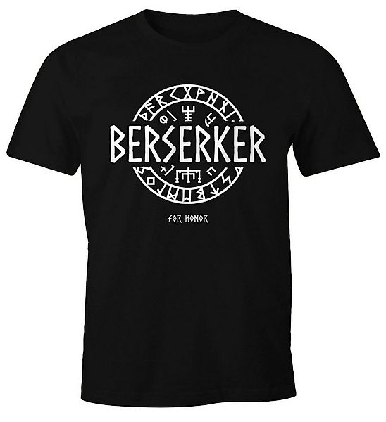 MoonWorks Print-Shirt Herren T-Shirt Berserker For Honor Wikinger Runen Vik günstig online kaufen