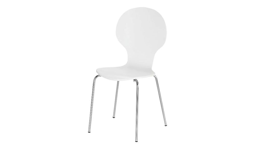 Stapelstuhl - weiß - 48 cm - 88 cm - 49 cm - Stühle > Esszimmerstühle - Möb günstig online kaufen