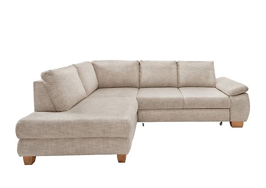 Myhomelando Ecksofa Laminano, mit Schlaffunktion & Bettkasten und Sitztiefe günstig online kaufen