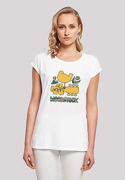 F4NT4STIC T-Shirt Extended Shoulder T-Shirt Woodstock Artwork Damen,Premium günstig online kaufen