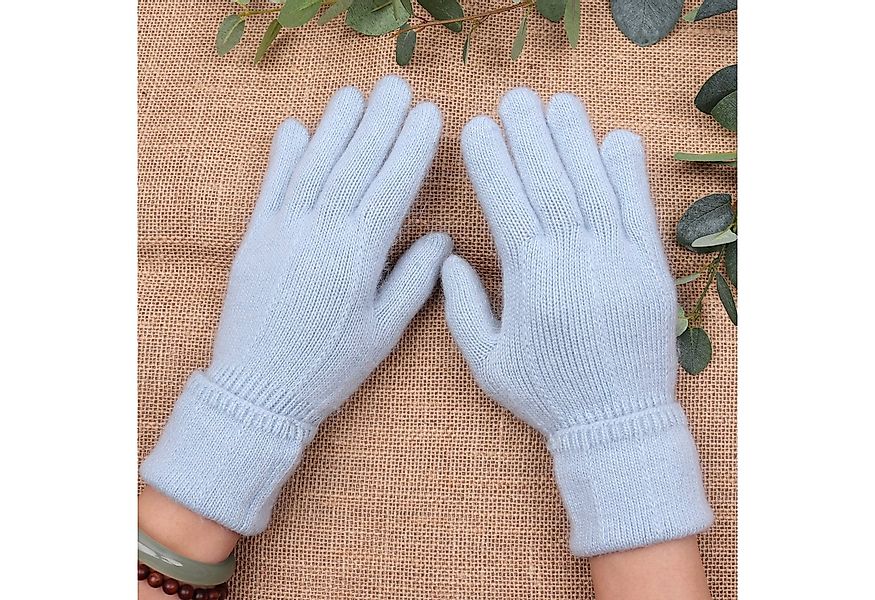 MIRROSI Strickhandschuhe Damen Handschuhe mit 10% mit Kaschmir-Anteil (Einh günstig online kaufen