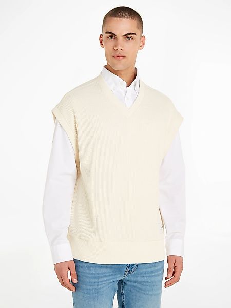 Tommy Hilfiger Pullunder "MONOTYPE WAFFLE VEST" günstig online kaufen
