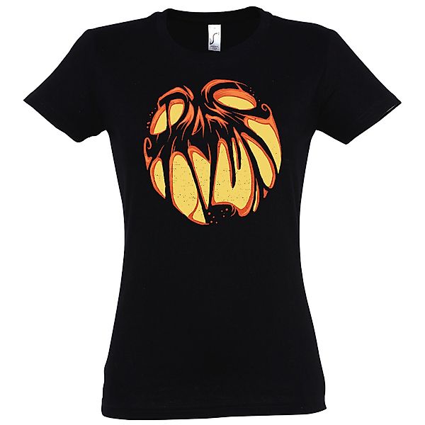 Youth Designz Print-Shirt Halloween Kürbis Damen günstig online kaufen