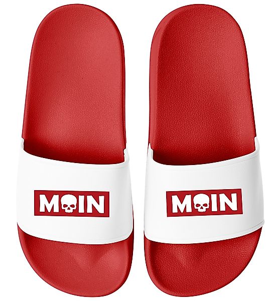 MoonWorks Badeschlappen Moin Totenkopf für Herren günstig online kaufen