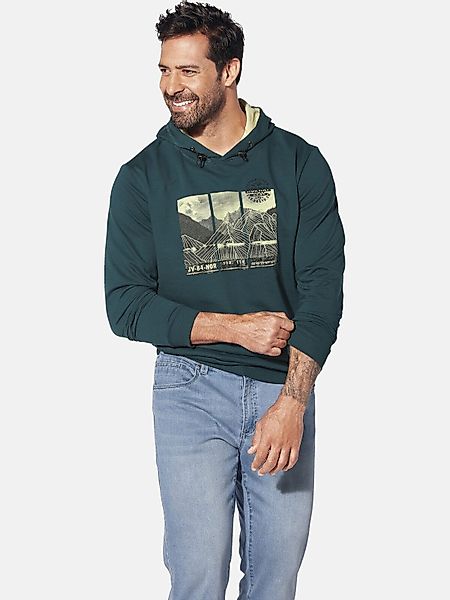 Jan Vanderstorm Kapuzensweatshirt JIRI mit verstellbarer günstig online kaufen