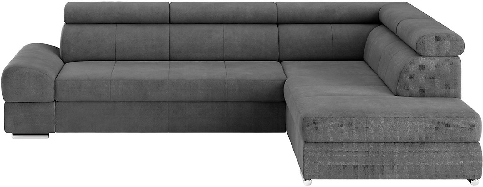 sit&more Ecksofa »Broadway L-Form«, mit verstellbaren Kopfteilen, wahlweise günstig online kaufen