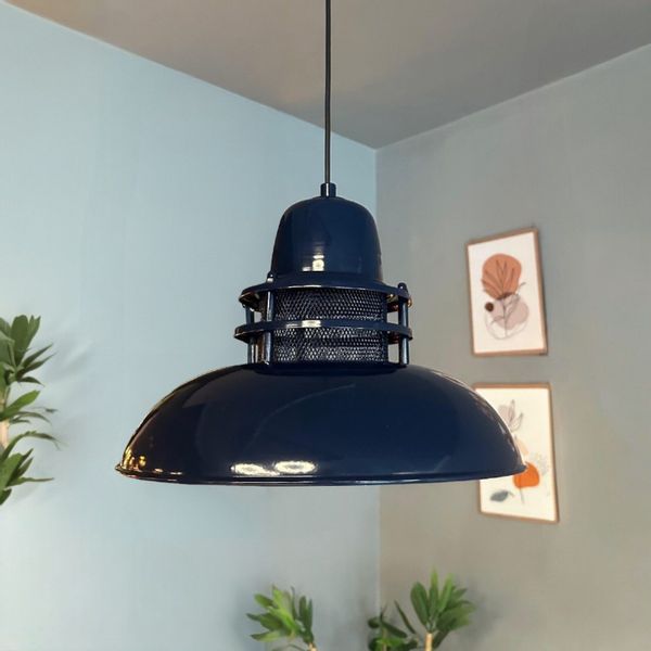 Bamyum Pendelleuchte Bamyum Hängelampe Rot Metall günstig online kaufen